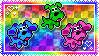 3 pups high saturation